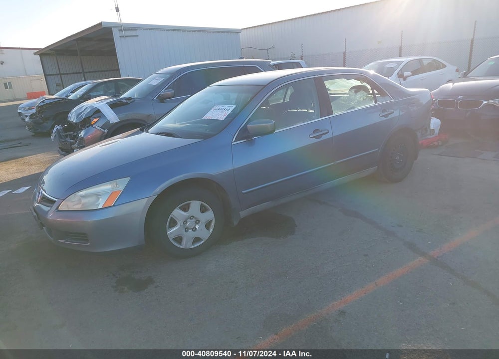 2007 HONDA ACCORD 2.4 LX VIN: 1HGCM56497A113394
