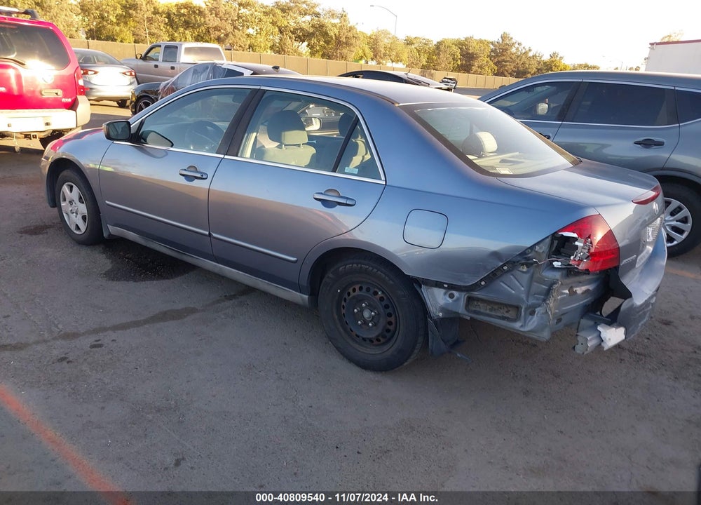2007 HONDA ACCORD 2.4 LX VIN: 1HGCM56497A113394