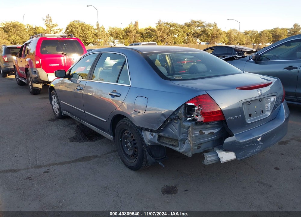 2007 HONDA ACCORD 2.4 LX VIN: 1HGCM56497A113394