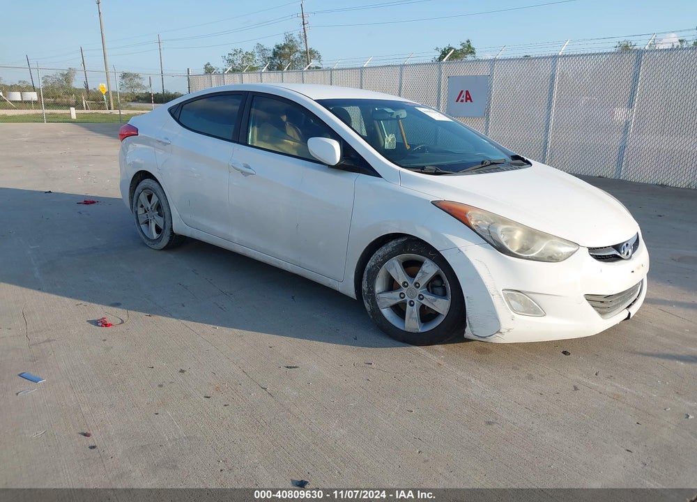2013 HYUNDAI ELANTRA GLS VIN: 5NPDH4AE2DH216615
