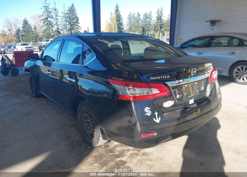 2015 NISSAN SENTRA S VIN: 3N1AB7AP3FY312270