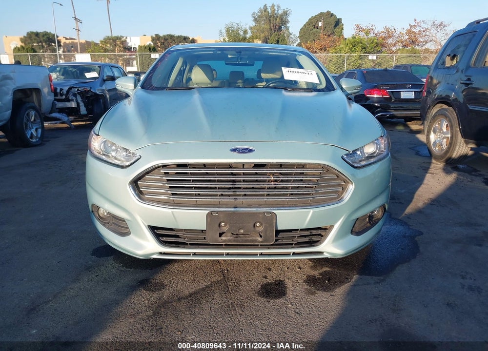 2013 FORD FUSION HYBRID SE VIN: 3FA6P0LU8DR247931