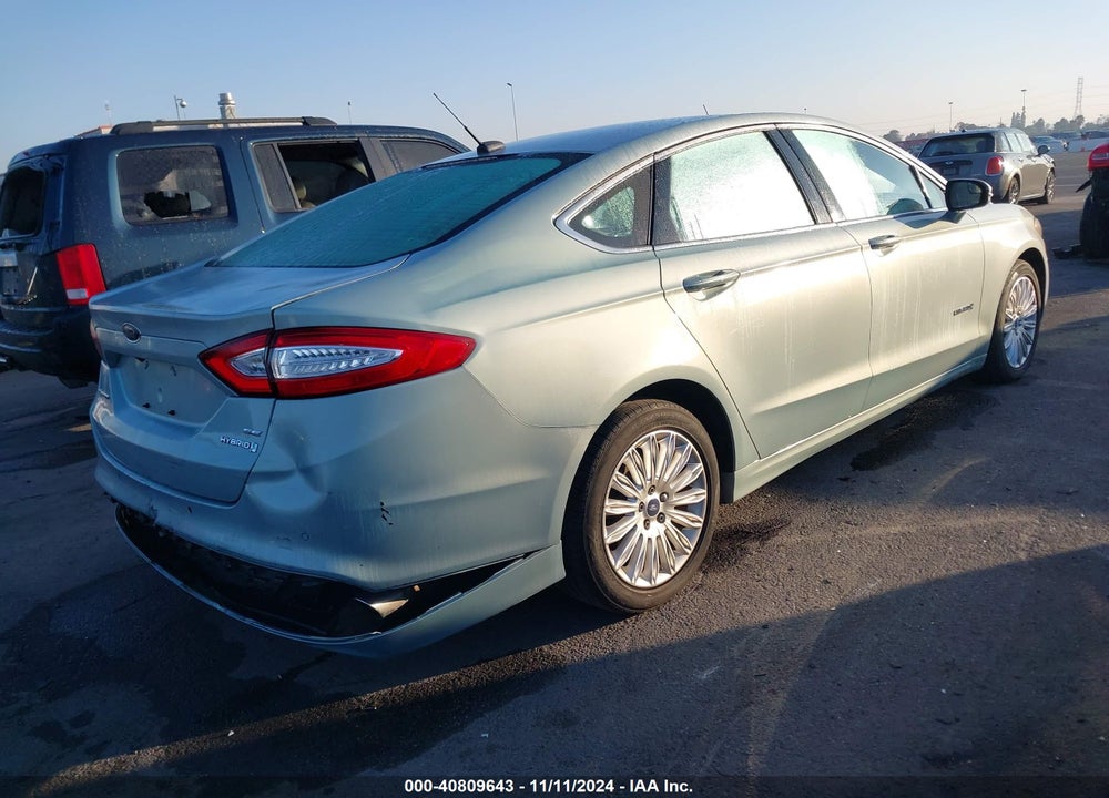 2013 FORD FUSION HYBRID SE VIN: 3FA6P0LU8DR247931