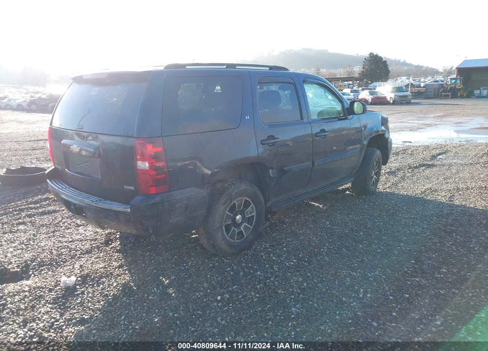 2007 CHEVROLET TAHOE LT VIN: 1GNFK13037J285584