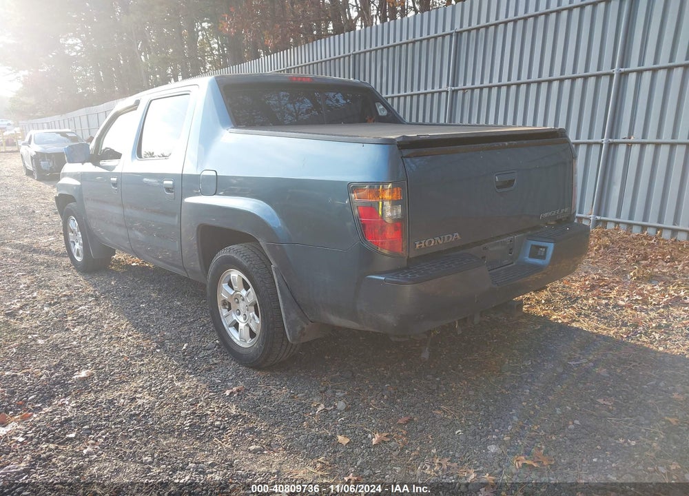2008 HONDA RIDGELINE VIN: 2HJYK16578H535917