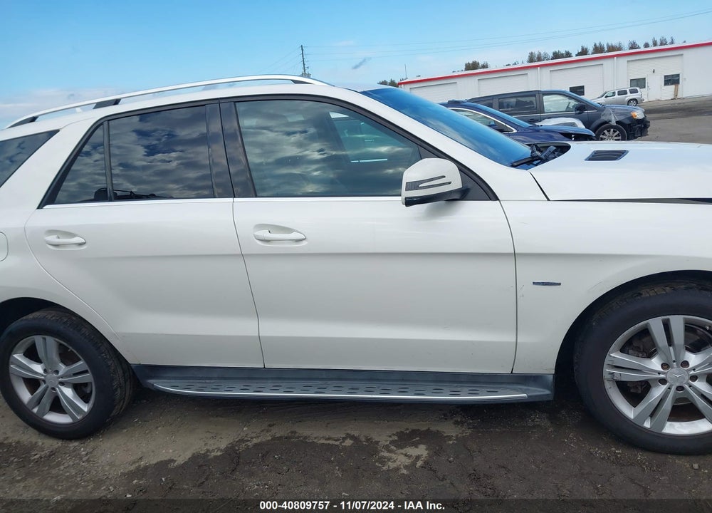 2012 MERCEDES-BENZ ML 350 4MATIC VIN: 4JGDA5HB1CA032290