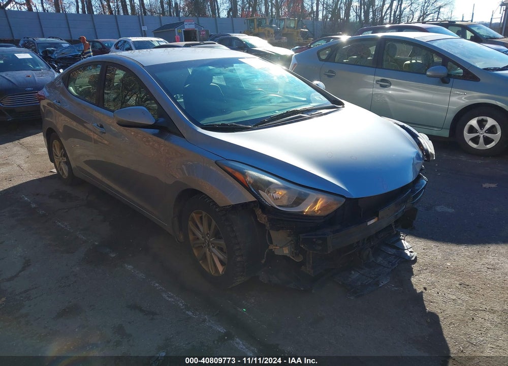 2016 HYUNDAI ELANTRA SE VIN: 5NPDH4AE3GH712219
