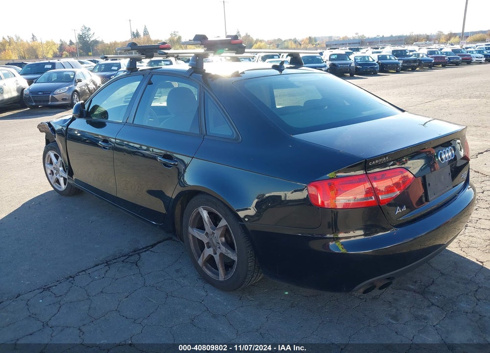 2009 AUDI A4 VIN: WAULF78K69N010572
