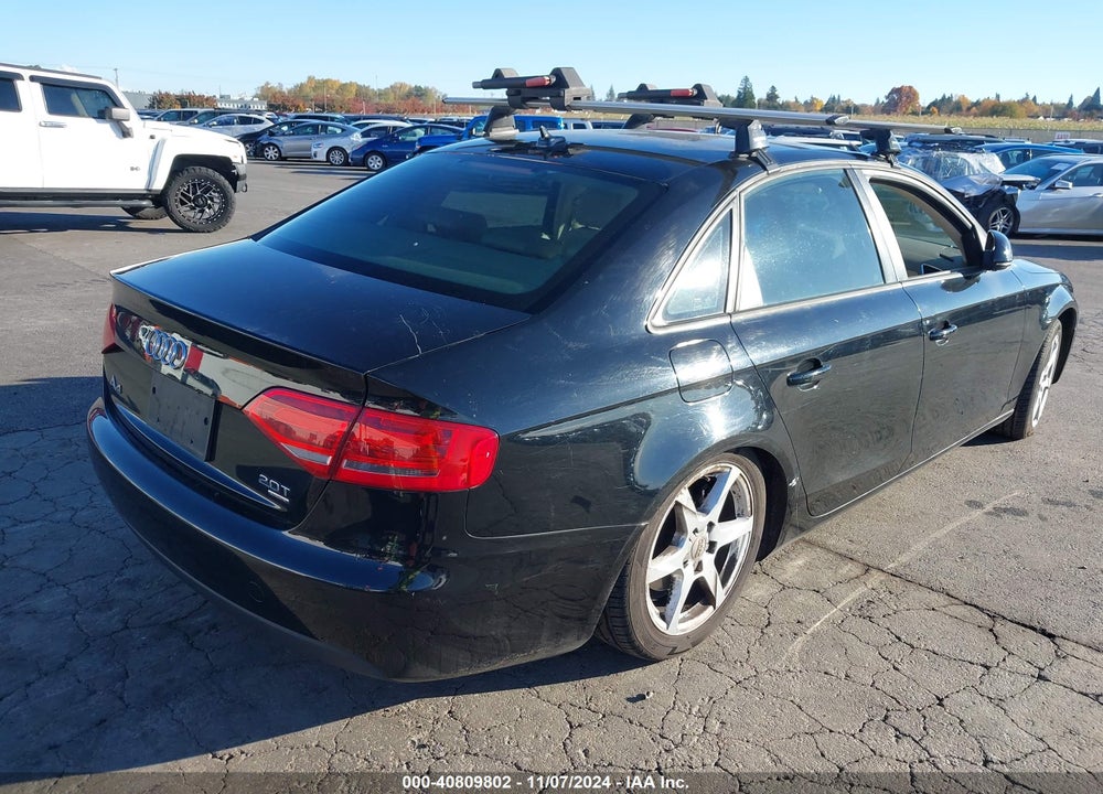 2009 AUDI A4 VIN: WAULF78K69N010572