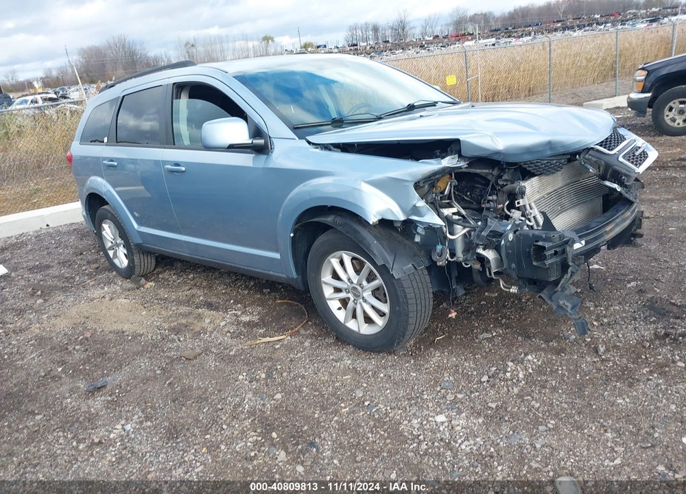 2013 DODGE JOURNEY SXT VIN: 3C4PDCBG6DT649745