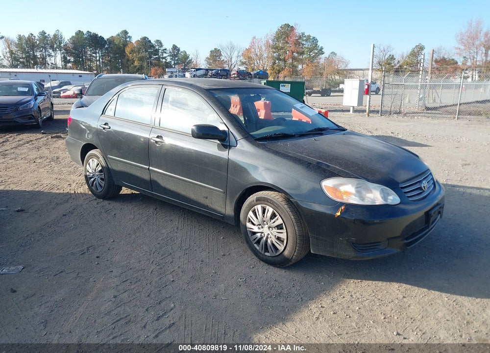 2003 TOYOTA COROLLA LE VIN: JTDBR32E432006790