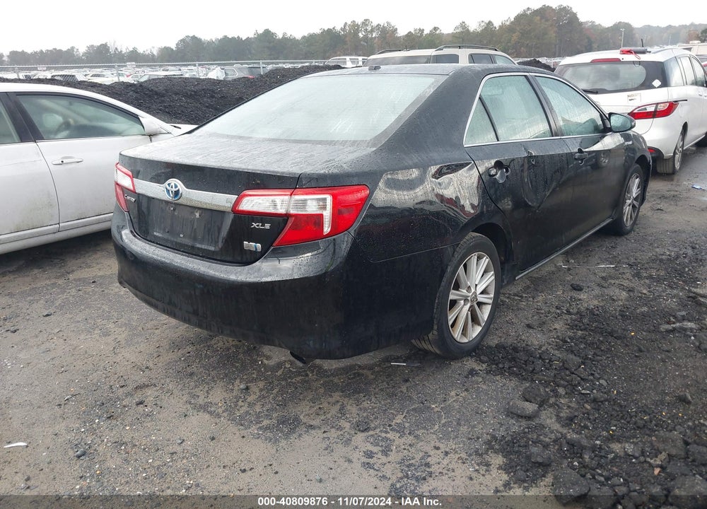 2012 TOYOTA CAMRY HYBRID XLE VIN: 4T1BD1FK4CU020112