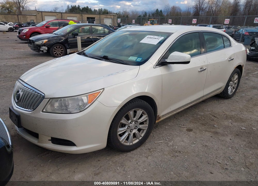 2012 BUICK LACROSSE CONVENIENCE GROUP VIN: 1G4GB5E31CF130603