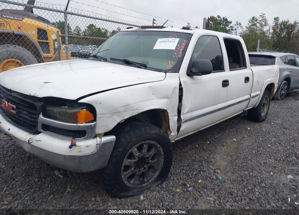 2001 GMC SIERRA 1500HD SLE VIN: 1GTGK13U81F189525