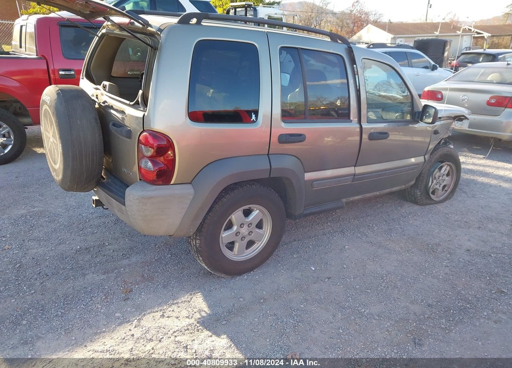 2007 JEEP LIBERTY SPORT VIN: 1J4GL48K47W532341