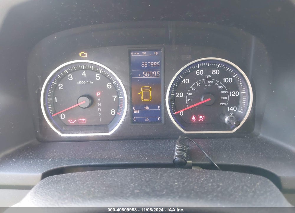 2011 HONDA CR-V LX VIN: 5J6RE4H37BL121750