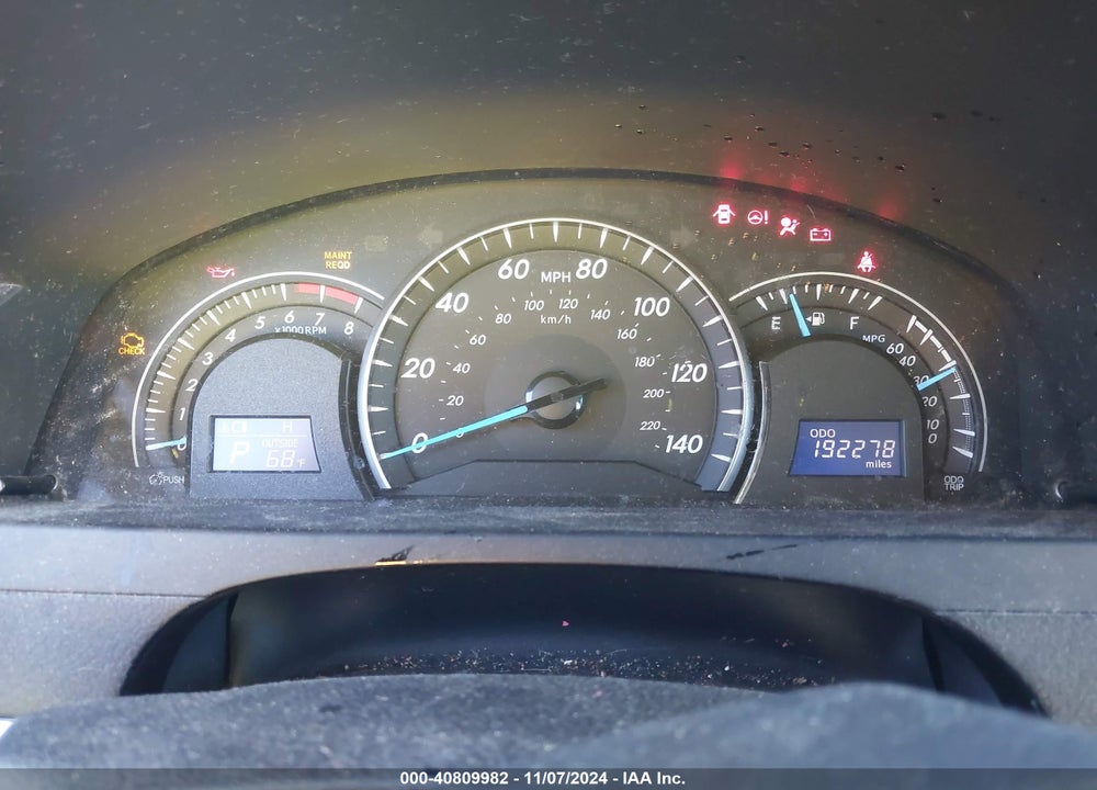 2012 TOYOTA CAMRY LE VIN: 4T4BF1FK3CR185620