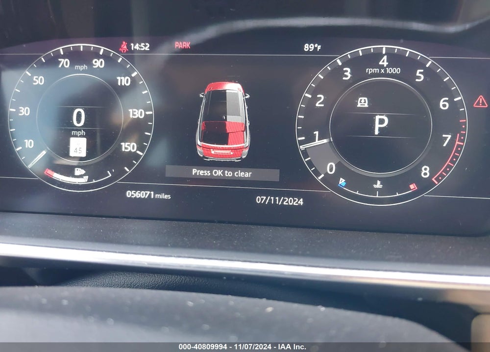2018 LAND ROVER RANGE ROVER SPORT HSE VIN: SALWR2RV6JA699374