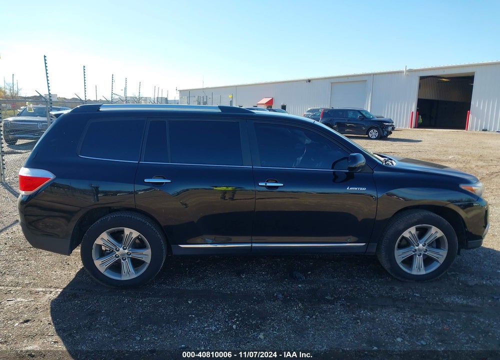 2013 TOYOTA HIGHLANDER LIMITED V6 VIN: 5TDDK3EHXDS255334