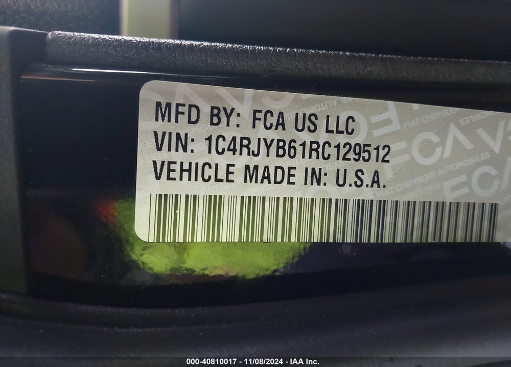 2024 JEEP GRAND CHEROKEE 4XE VIN: 1C4RJYB61RC129512