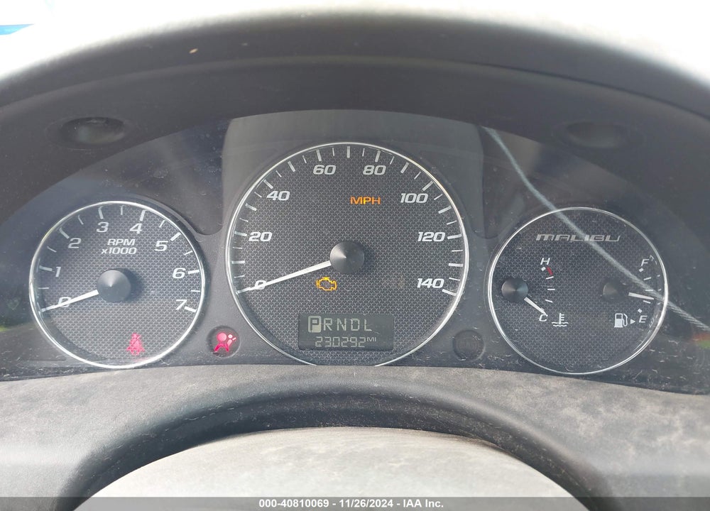 2007 CHEVROLET MALIBU LTZ VIN: 1G1ZU57N67F144226