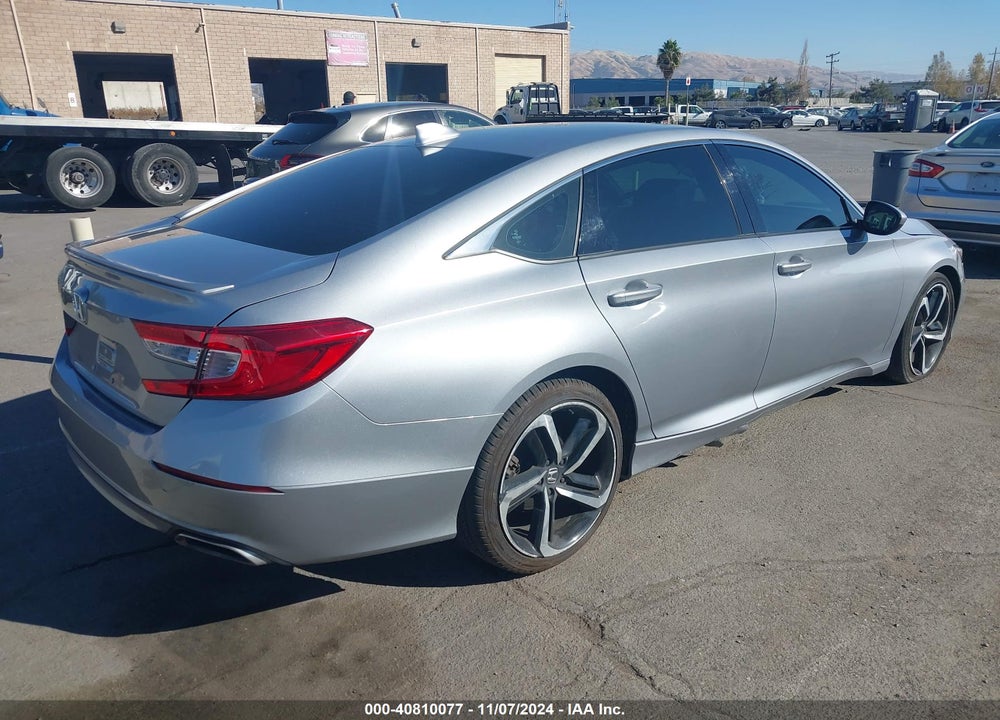 2018 HONDA ACCORD SPORT VIN: 1HGCV1F30JA197934