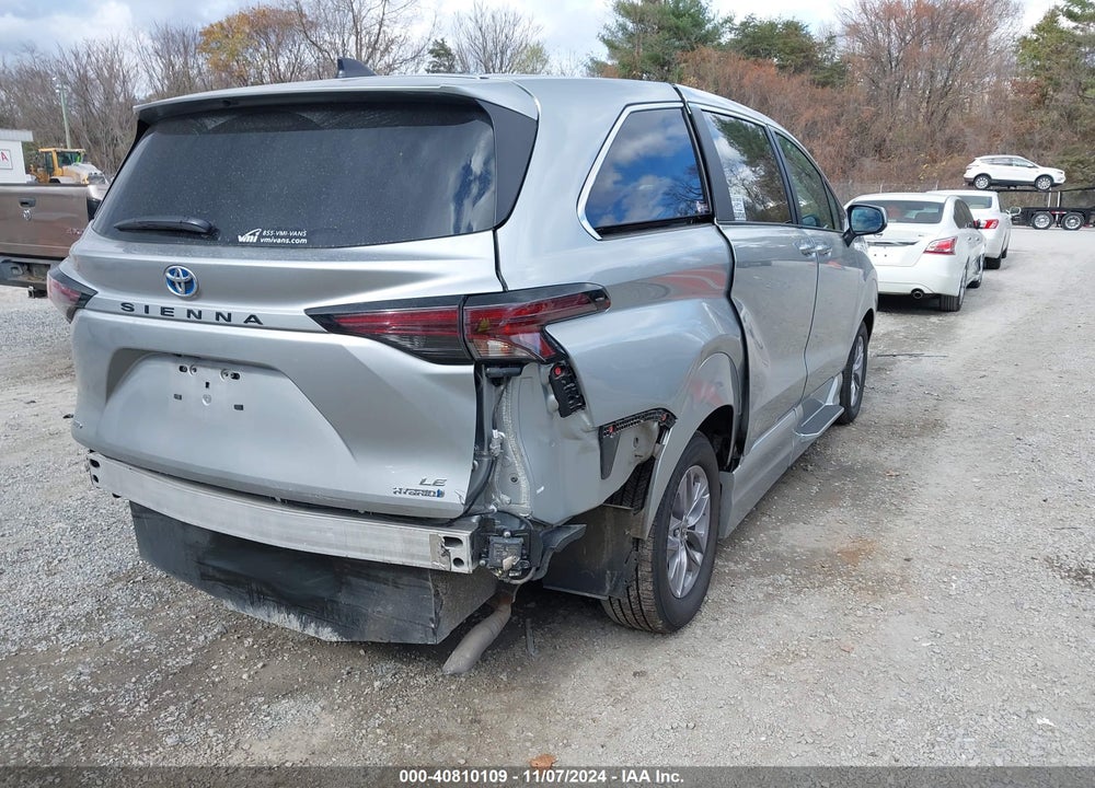 2023 TOYOTA SIENNA LE VIN: 5TDKSKFC2PS086354