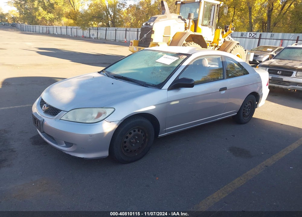 2005 HONDA CIVIC VP VIN: 1HGEM22175L046685