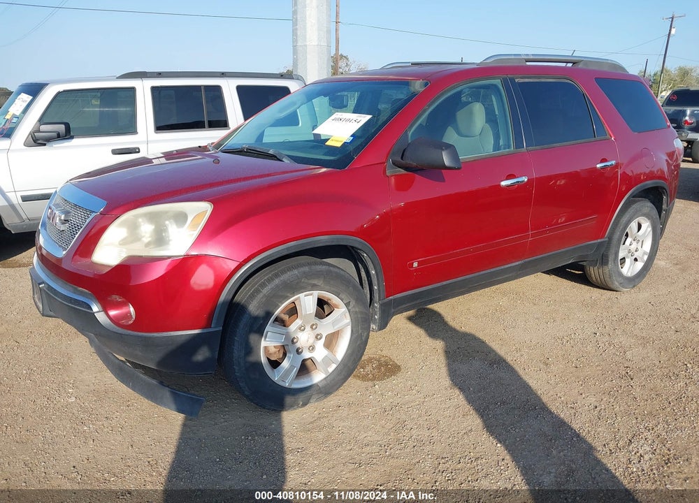 2009 GMC ACADIA SLE-1 VIN: 1GKER13D99J102621