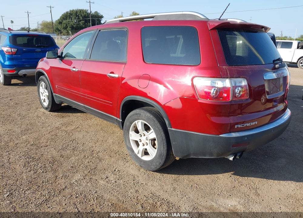 2009 GMC ACADIA SLE-1 VIN: 1GKER13D99J102621