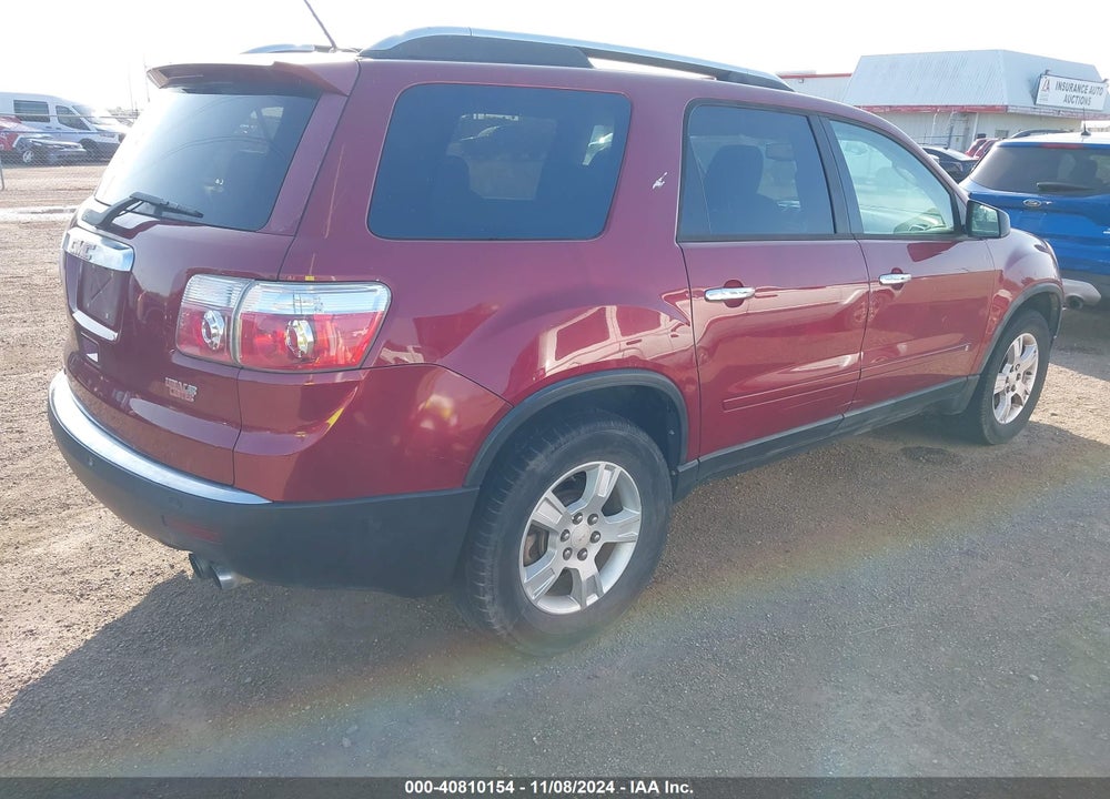 2009 GMC ACADIA SLE-1 VIN: 1GKER13D99J102621