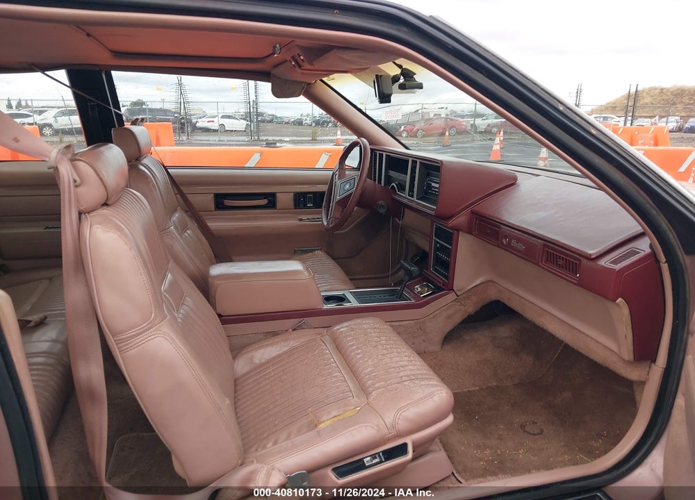 1986 CADILLAC ELDORADO VIN: 1G6EL5786GU606060