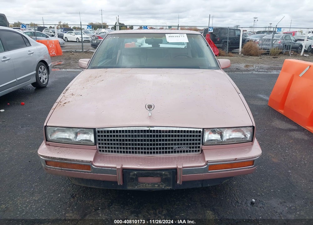1986 CADILLAC ELDORADO VIN: 1G6EL5786GU606060