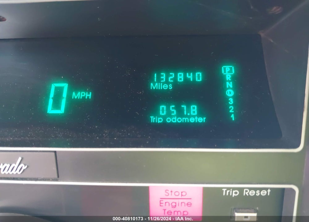 1986 CADILLAC ELDORADO VIN: 1G6EL5786GU606060