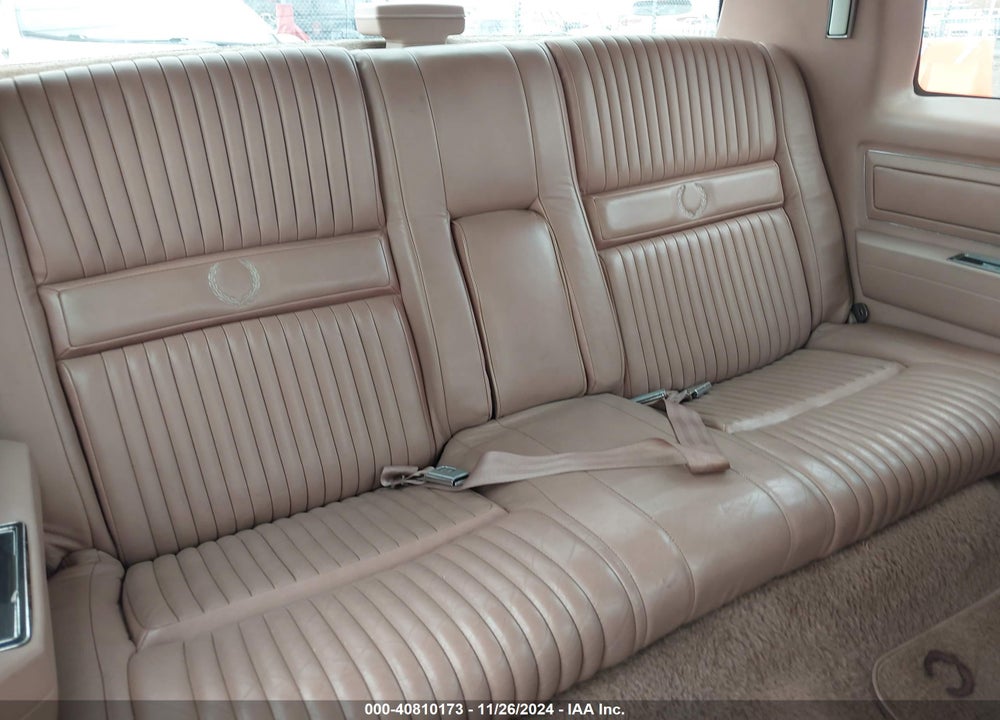 1986 CADILLAC ELDORADO VIN: 1G6EL5786GU606060