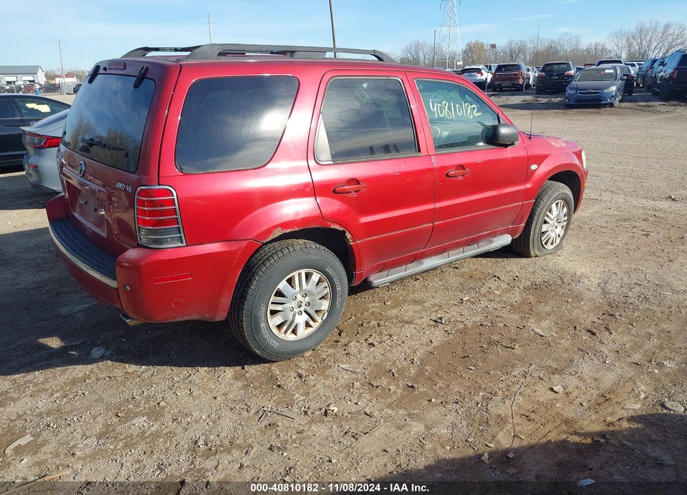 2007 MERCURY MARINER PREMIER VIN: 4M2CU971X7KJ00832