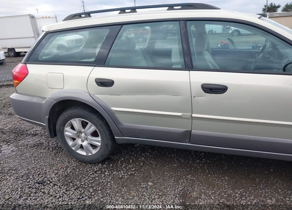 2005 SUBARU OUTBACK 2.5I VIN: 4S4BP61C057329338
