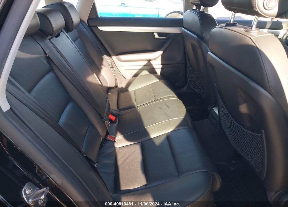 2008 AUDI A4 2.0T VIN: WAUAF78EX8A115218