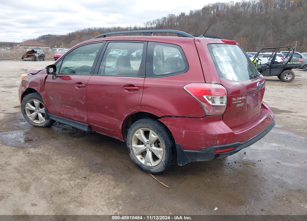 2015 SUBARU FORESTER 2.5I VIN: JF2SJABC1FH459911