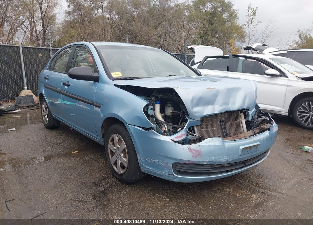 2009 HYUNDAI ACCENT GLS VIN: KMHCM46CX9U305078