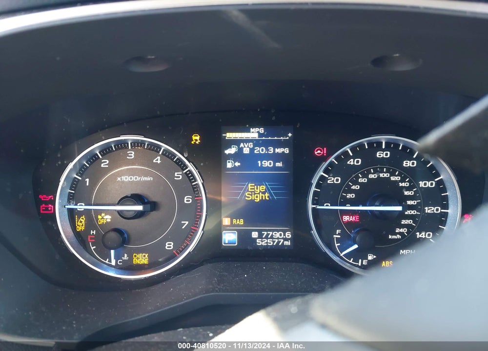 2019 SUBARU ASCENT TOURING VIN: 4S4WMARD7K3425030