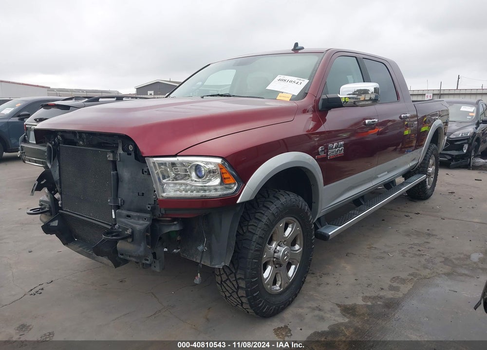 2018 RAM 2500 LAIE MEGA CAB 4X4 6'4 BOX VIN: 3C6UR5NL4JG170468