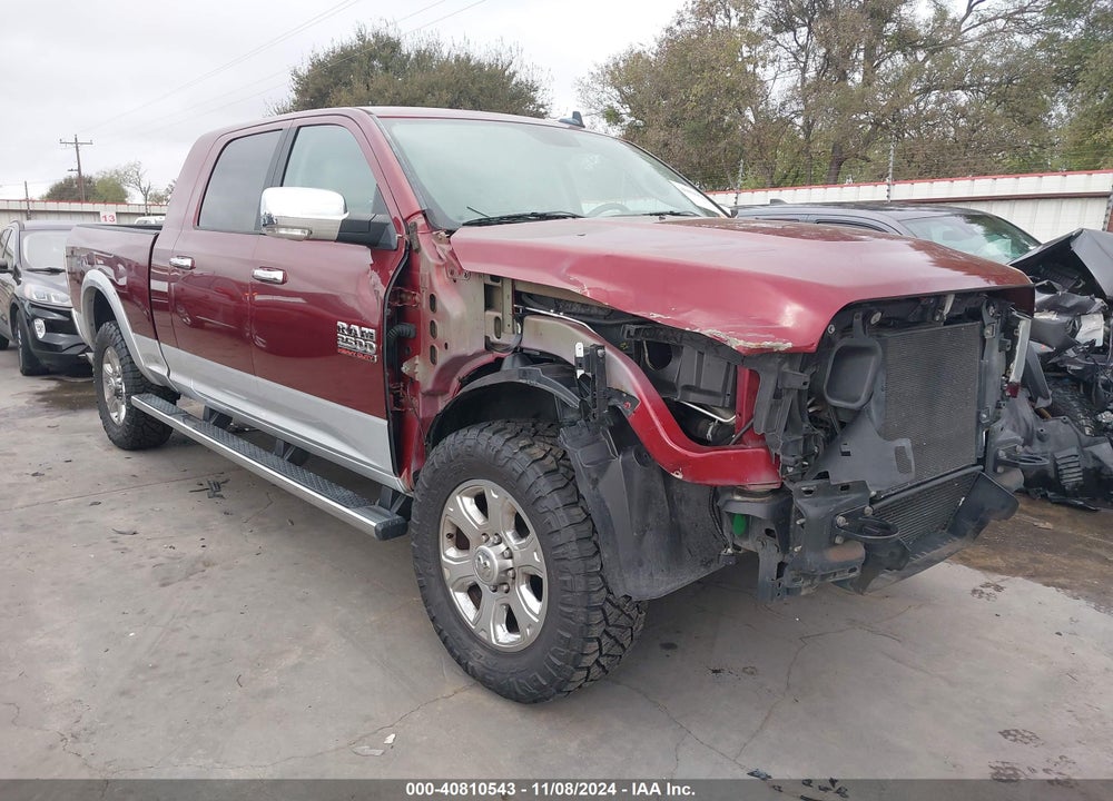 2018 RAM 2500 LAIE MEGA CAB 4X4 6'4 BOX VIN: 3C6UR5NL4JG170468