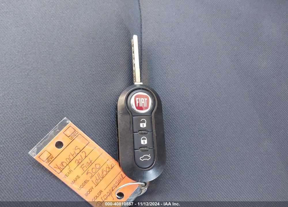 2012 FIAT 500 POP VIN: 3C3CFFAR7CT229413