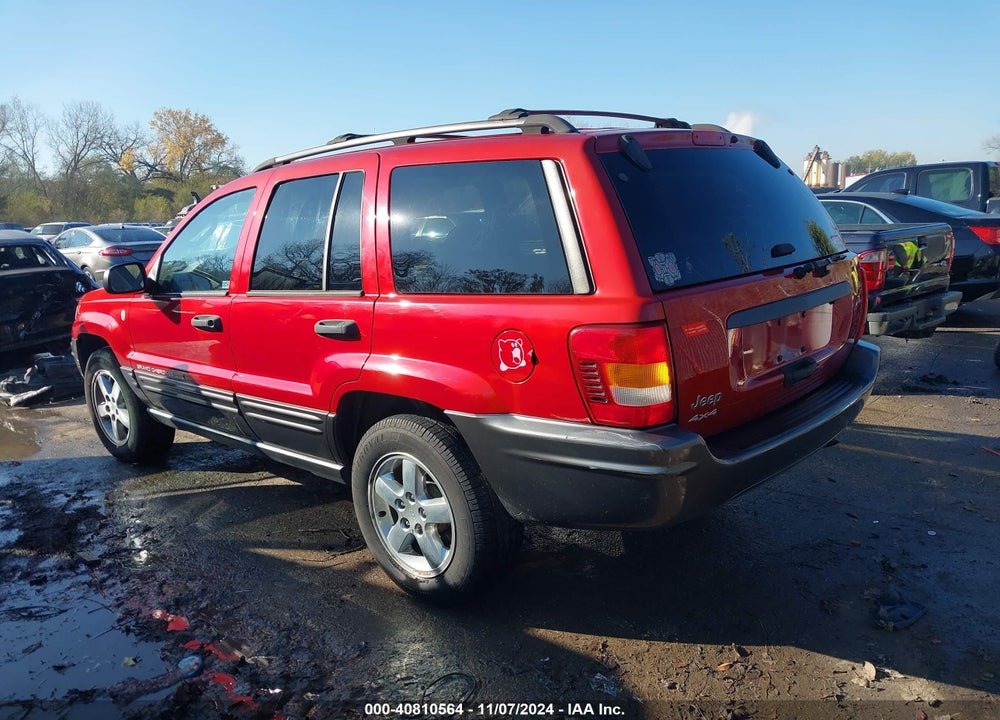 2004 JEEP GRAND CHEROKEE LAREDO VIN: 1J4GW48SX4C419062