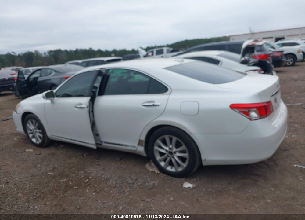 2011 LEXUS ES VIN: JTHBK1EG9B2419601