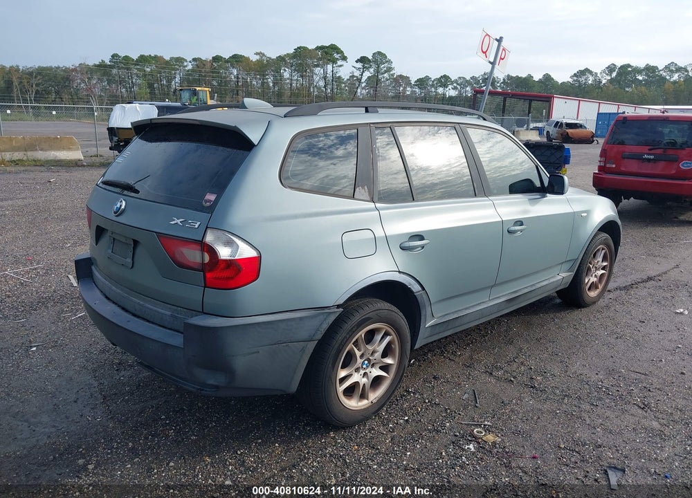 2005 BMW X3 2.5I VIN: WBXPA734X5WC48477