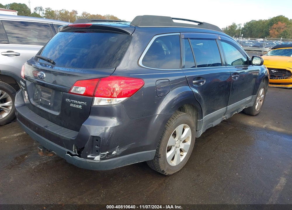 2010 SUBARU OUTBACK 2.5I LIMITED VIN: 4S4BRBJC4A3378692