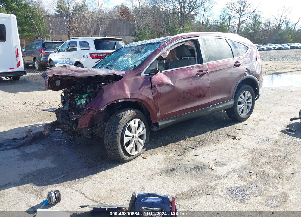 2014 HONDA CR-V EX-L VIN: 5J6RM4H74EL051683