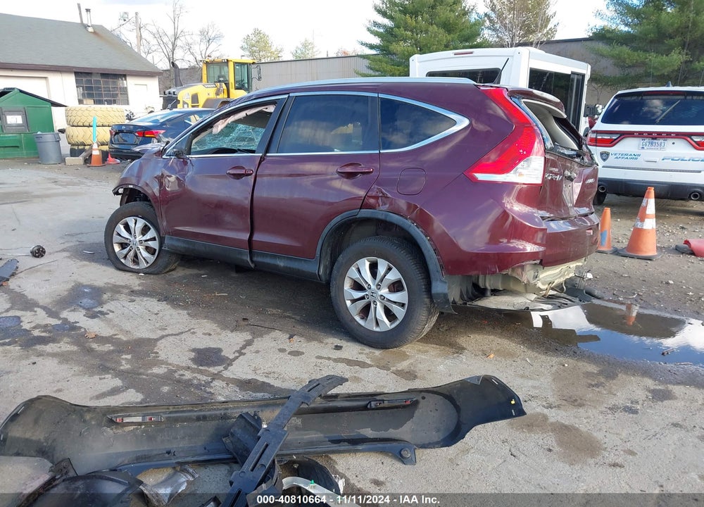 2014 HONDA CR-V EX-L VIN: 5J6RM4H74EL051683
